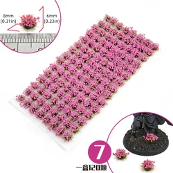 104Pcs DIY Plant and Flower Set for Creative Landscape Dioramas (Hc7)