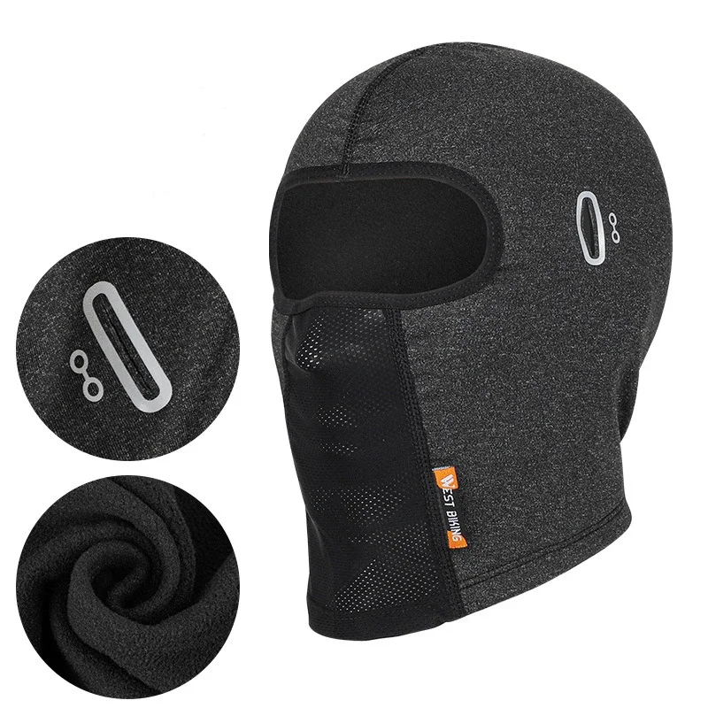 All-Weather Unisex Balaclava - Full-Face Cycling & Motorbike Mask, Ideal for Winter Sports, Windproof & Dustproof Protection