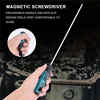 2 Packs 12 Inches Long Slotted and Phillips Screwdriver Flat Blade Screwdriver Magnetic Screwdriver with Rubber Handle 2