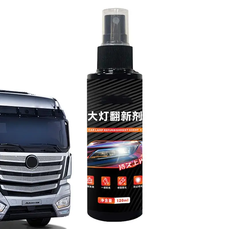 

Headlight Restoration Head Lights Cleaner For Car 120ml Automotive Headlight Cleaners Car Headlight Repair Fluid Headlight Lens