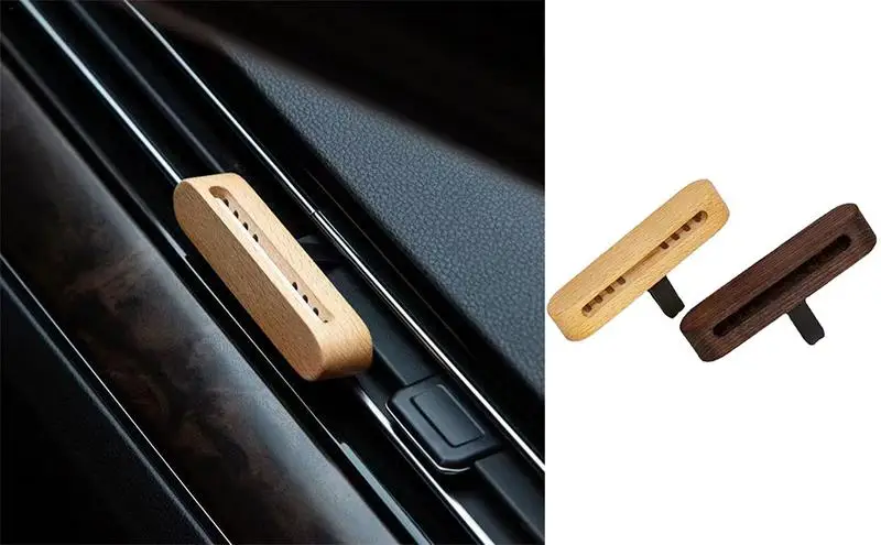 

Car Aromatherapy Solid wood car aromatherapy diffuser air conditioner air outlet car interior decoration light fragrance