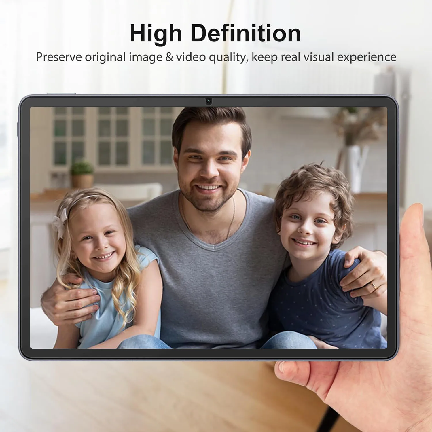 Premium Clear Scratch-Proof Tempered Glass Screen Protectors - 2 Pack