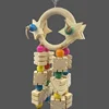 Parrot Toys, Five Pointed Star Rings, Bird Supplies, Tools, Chew Swings, Wooden Medium To Large Bird Toys Parrot Toys 1