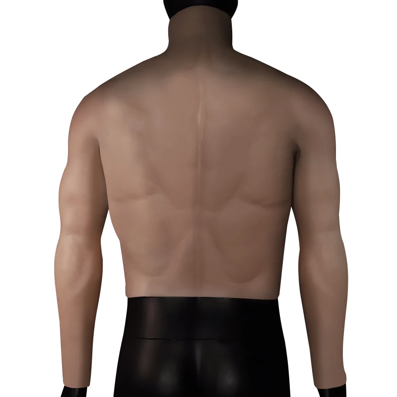 Fake Belly Muscle Men's Chest Crossdresser Suit Macho Realistic Soft Silicone Muscle Artificial Realistic Simulation Cosplay Man