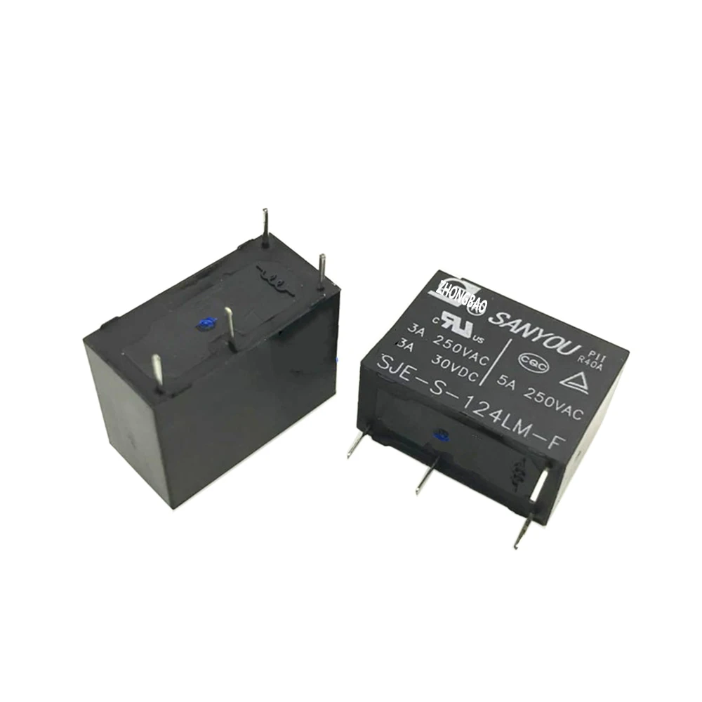 

5pcs/lot New and original Relays SJE-S-124LM-F Replaces JZC-33F-024-HS3