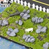 1pc Artificial Grass Turf Miniature Terrain Landform Mountain Moss Lichen Vegetation Landscape Garden Decoration Diorama Scenery 1