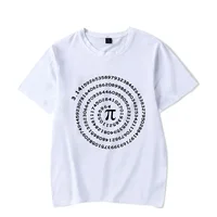 Math Pi Symbol Harajuku T-shirt Fashion women's oversized pattern T-shirt Women's top unisex T-shirt Chemise Homme 2