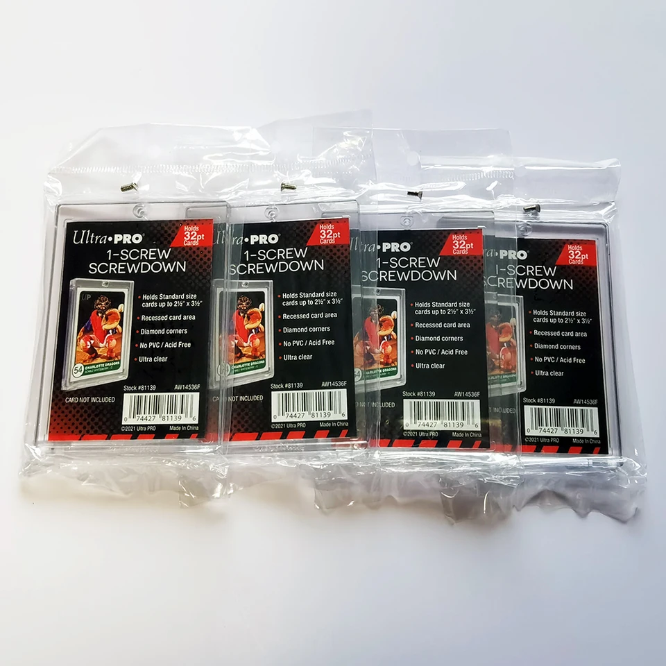 thumbnail image 2 of Ultra PRO 32pt Recessed Screwdown Trading Card Holder - Display & Protect Your Valuable Cards 2 of 14
