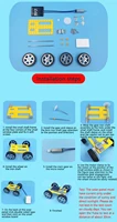 Voiture solaire pour enfants, mini kit de voiture à énergie solaire à assembler soi-même, jouets éducatifs STEM pour enfants, cadeau d'anniversaire créatif 6
