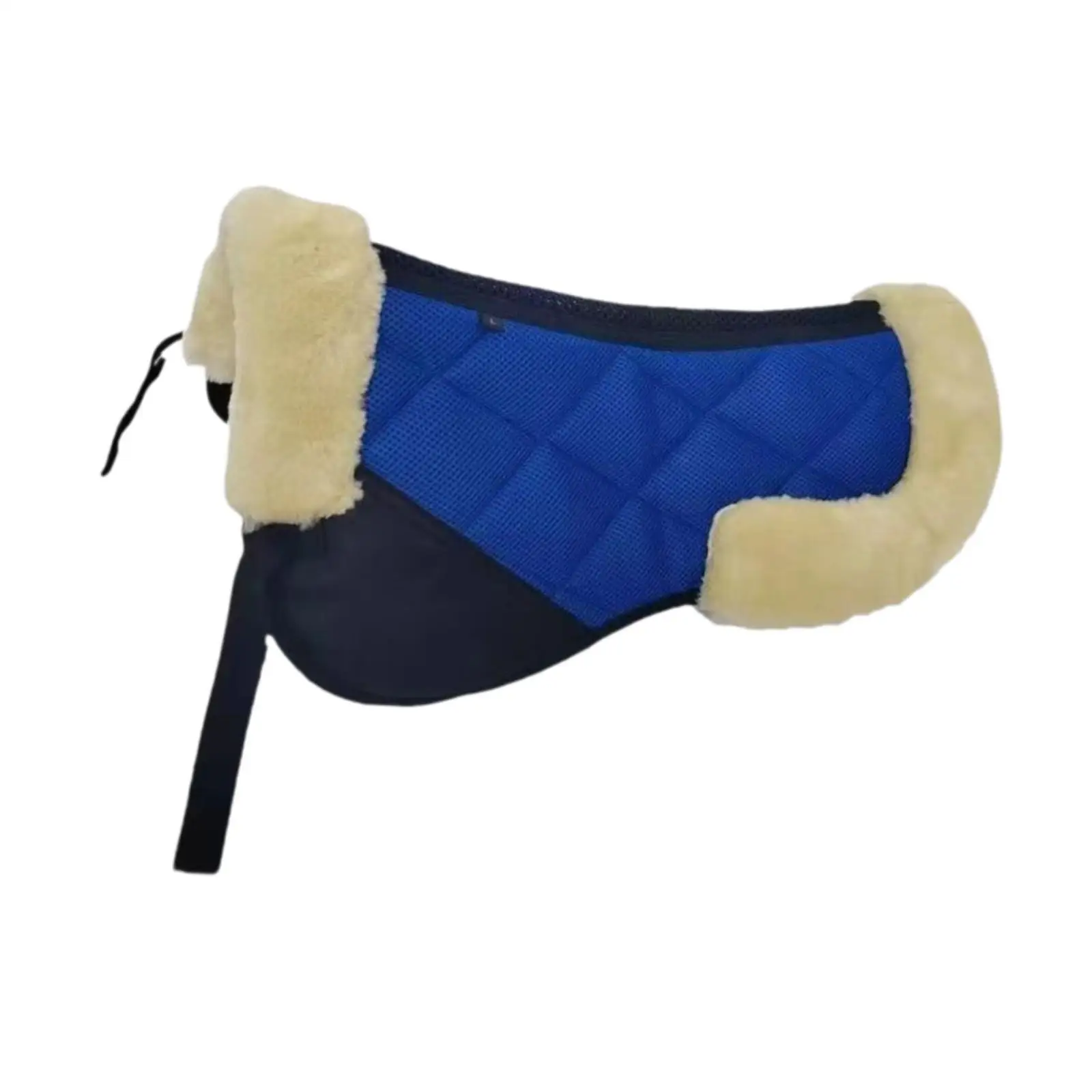 Horse English Saddle Pad Wear Resistant Quilted Contoured Thick Saddle Mat