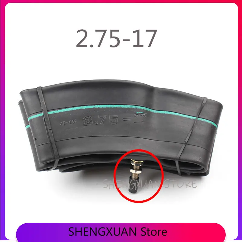 

Камера для шин мотоцикла 2,75-17 3,00-17 2,75x17 17 дюймов, внутренняя камера для бездорожья, узловатого мотоцикла, велосипеда, грязи, Молниеносная доставка