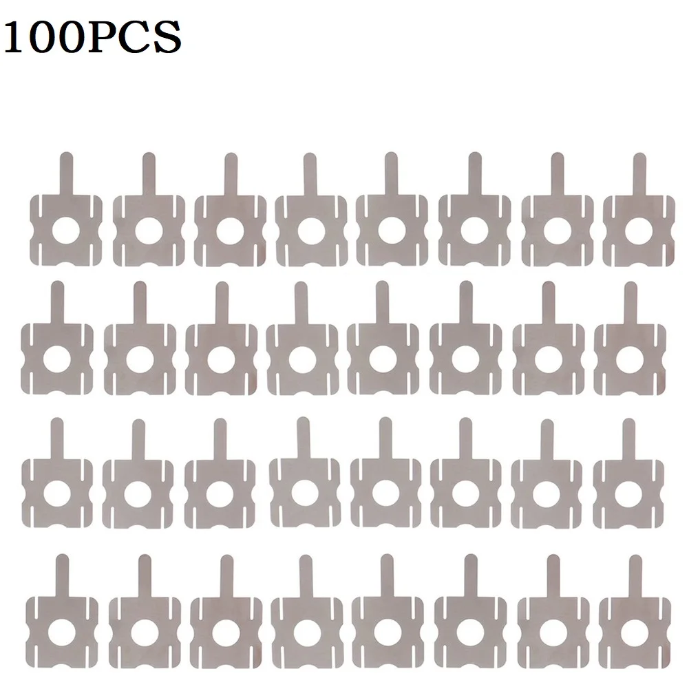 

100Pcs 4S U-Shaped Lithium Battery Pack Replace Spot Welding Nickel Sheets For Spot Weldable Electric Tool Accessories