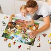 Adults Wooden Animal Puzzle DIY Crafts For Kid Brain Trainer Jigsaw Puzzle Hell Difficulty Family Interactive Game Wooden Puzzle 6