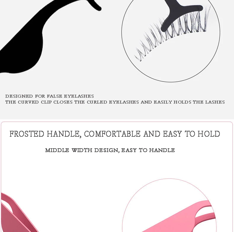 Description Picture 5 of itemnew Eyelashes Professional Tweezer False Eyelashes Tweezer Fake Eye Lash Applicator Makeup Tools Auxiliary Curler Mink Tools AAA