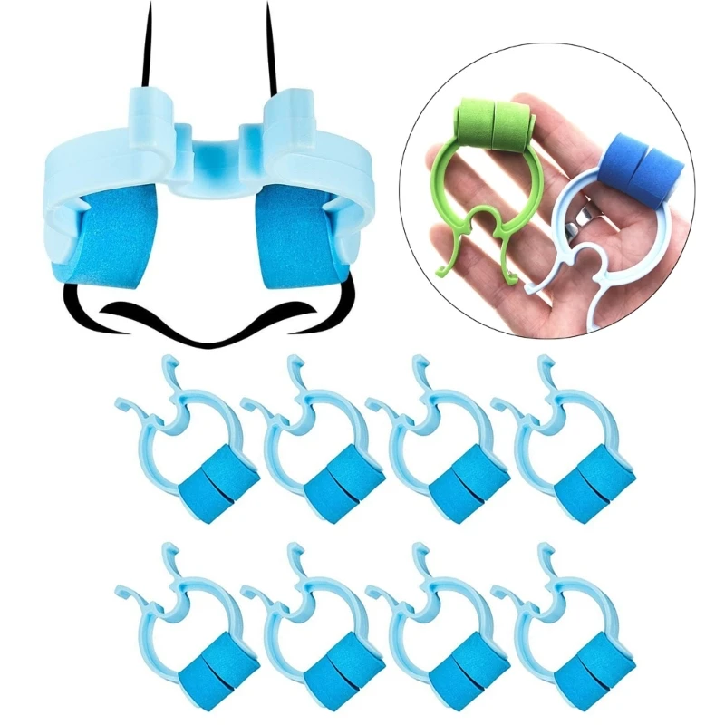 Nose Stop Clips Set Nose Bleed Stopper Swimming Clip for Adult and Kids
