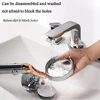 Zloog Large Panel Handheld Bathroom Shower Head with Stop Button Water Saving High Pressure Shower Head Filter Rainfall Shower 5