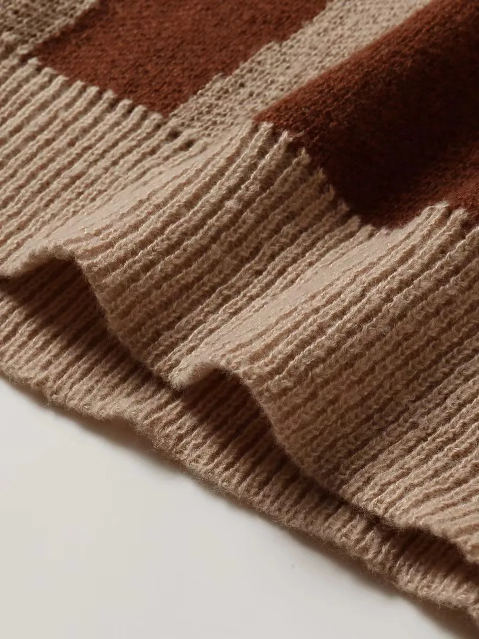 Mens Women Autumn Winter Couple Pullover Mens Retro Lazy Loose Trendy Knitted Sweater High Street Hip Hop Long Sleeve Knittwear 6