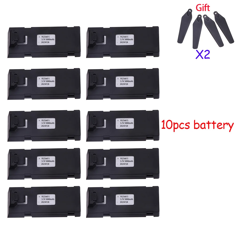 Upgrade 3.7V Drone Battery Accessory 3000mAh For E88 E88 PRO E99 PRO
