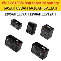 Packs de piles haut de gamme 6V 5Ah/8Ah/10Ah et 12V 5Ah/7Ah/12Ah pour jouets et véhicules électriques pour enfants 1
