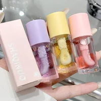 Water Light Lip Gloss Moisturizer Transparent Jelly Mirror Fruit Crystal Lip Oil Clear Hydrating Plumping Korean Lip Care Makeup 1