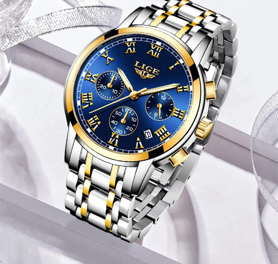LIGE 2024 Watch - Modern design