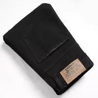 Jean déchiré noir rétro pour hommes, pantalon à jambes droites, Patch pentagramme, décontracté, automne et hiver 6