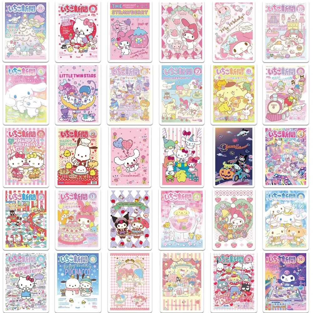 Sanrio Hello Kitty Sealing Labels Stickers Aesthetic