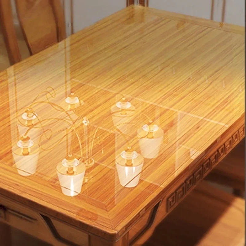 Self-Adhesive Transparent Desktop Protective Film - Anti-Scratch, Heat Resistant & Waterproof Furniture Sticker