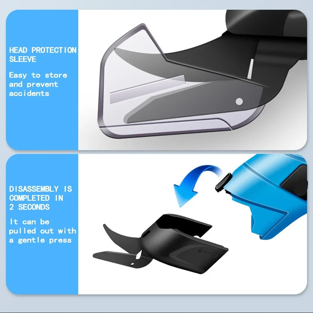 JANGKLIFE DIY Electric Scissors Cloth Cutting Leather Tailor Tungsten Carbide Blades Portable Hand Tools Lithium batteries 4