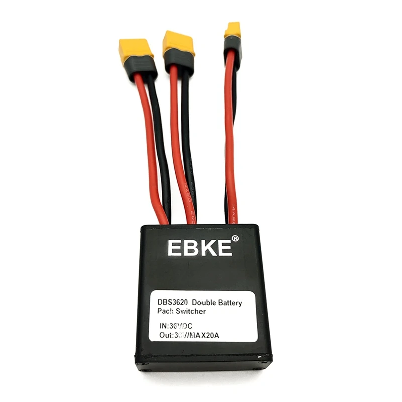 

EBKE Electric Bicycle Single Discharge Dual Battery Management System Module Replacement Accessories 36V 48V 20A 500W