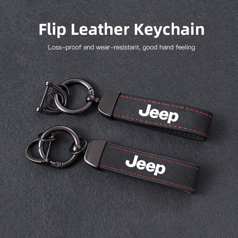 Car Keychain Pendant Jewelry Keychain Accessories Gifts For Jeep Renegade Wrangler JK Compass Grand