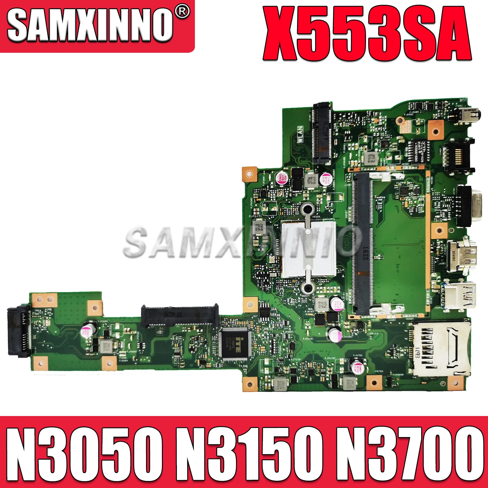 Материнская плата X553SA для ноутбука с процессором N3050 N3150 N3700