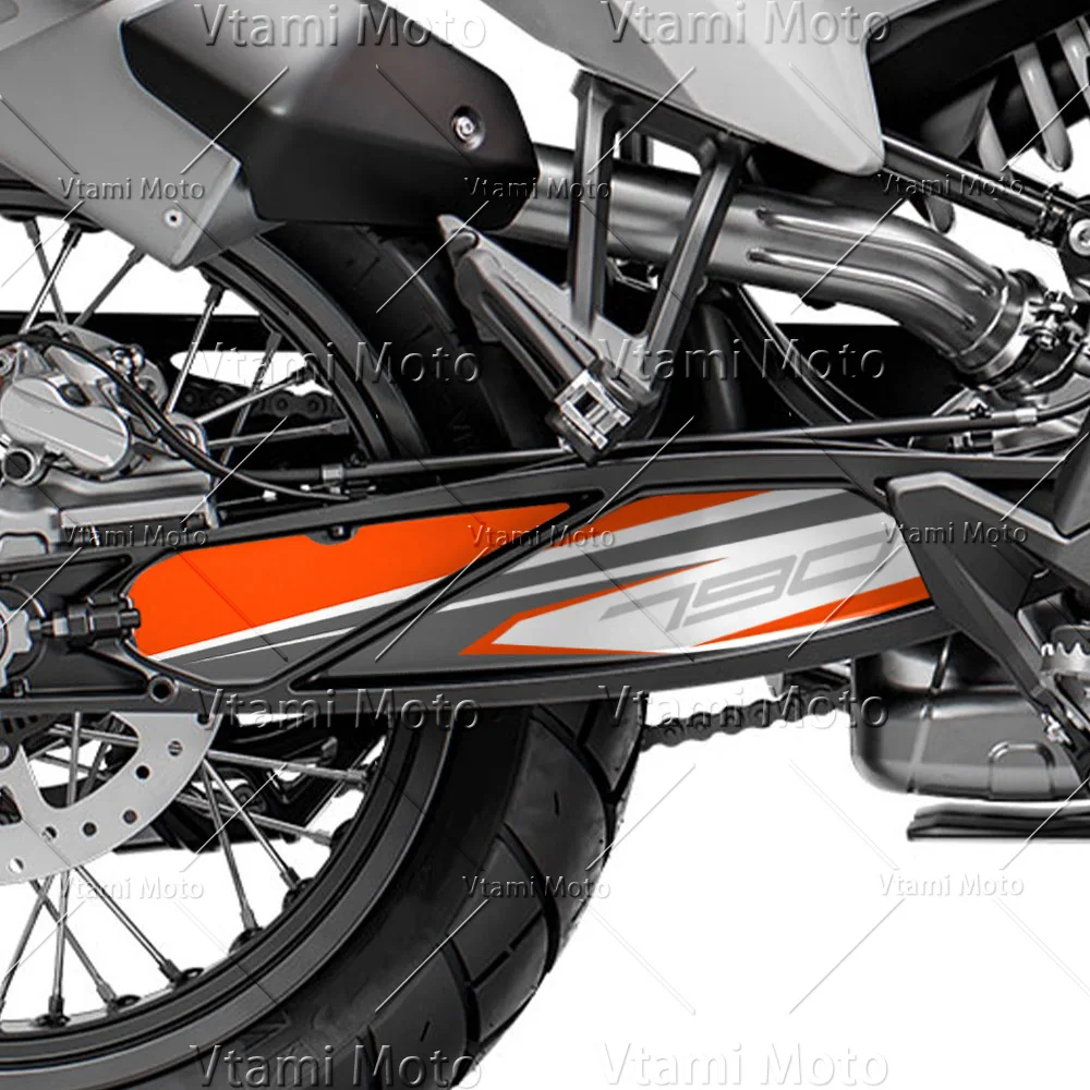 KTM Duke 790 890S 890R 890GP 어드벤처 790 890 Adv 오토바이 스윙 암 스티커 회전 샤프트 보호 데칼 방수
