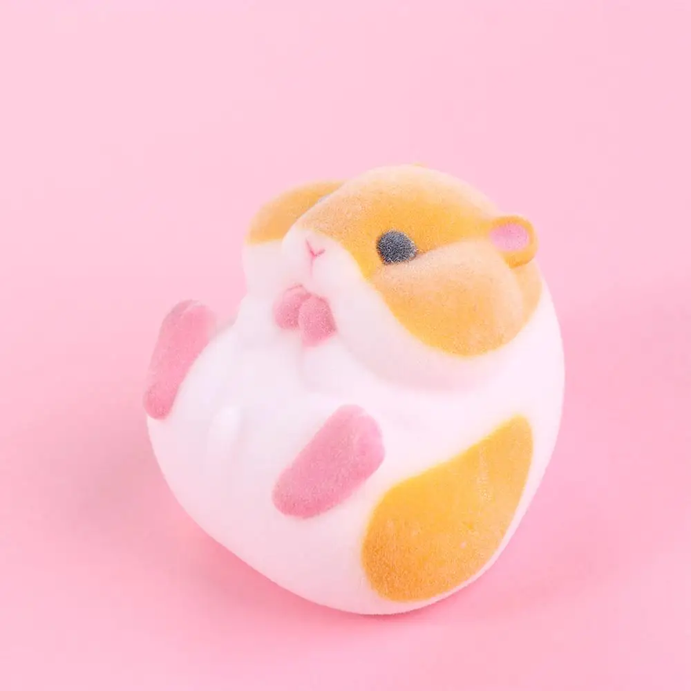 Toys Kawaii Anime Hamster Fatty Milky Stress Relief Soft Hamster Capsule Toys Gashapon Gashapon Capsule