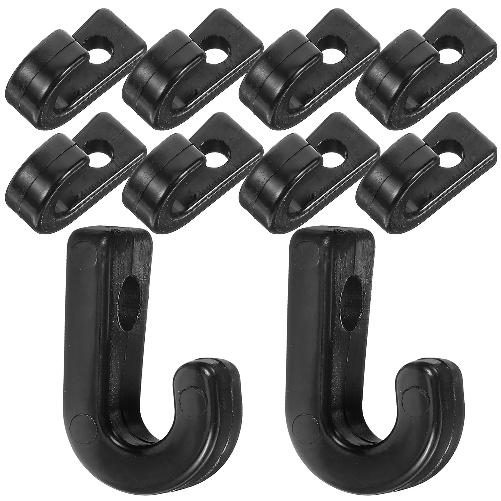 

10 Pcs Hook Canoe Hook Daily Use Buckle Accessory Hanging Bungee Supply Sturdy