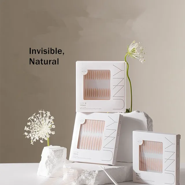 2024 U N N Y Invisible Double Eyelid Tape Sticker Long Lasting Double-Fold Self-Adhesive Paste Beauty Big Eye Tools 3