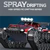1:12 Large 4WD Remote Control High Speed Off RoadTruck 2.4G Alloy Skeleton Brightness Lighting Spray Crawler RC Climbing Car Toy 3