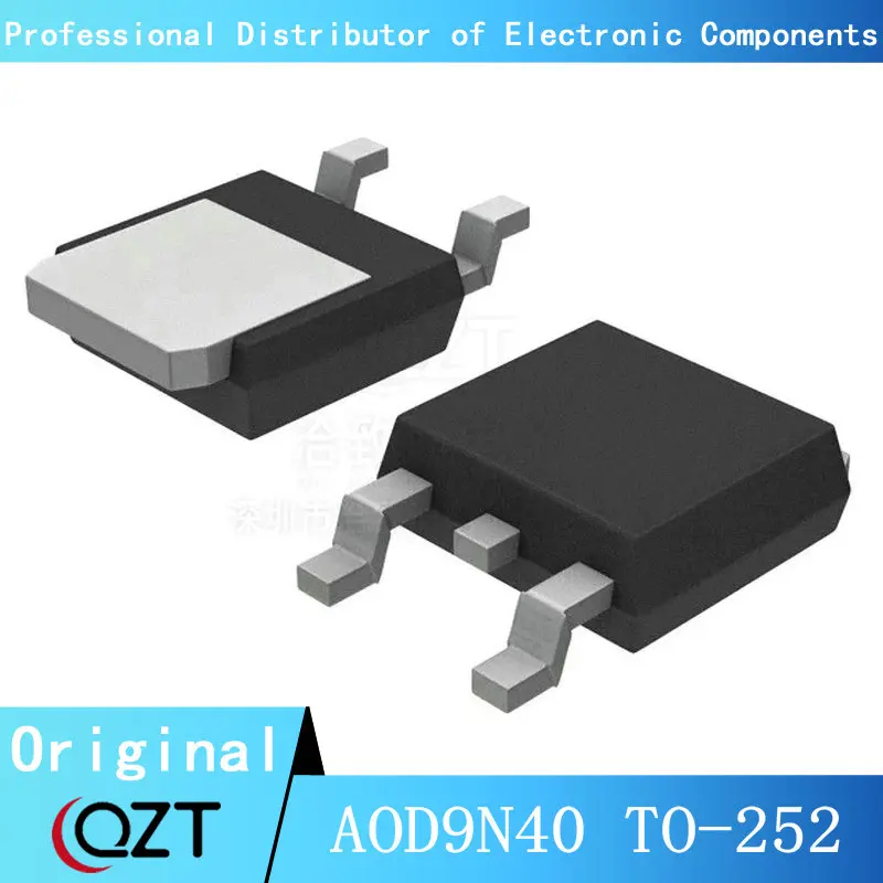 10pcs/lot AOD9N40 TO252 9N40 D9N40 8A 400V TO-252 chip New spot 10 шт лот aod444 to252 d444 12a 60v to 252 chip new spot