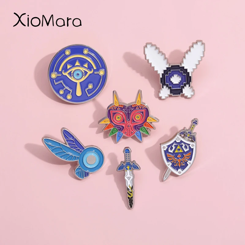 Legend of Zelda Majora's Mask Brooch Pins