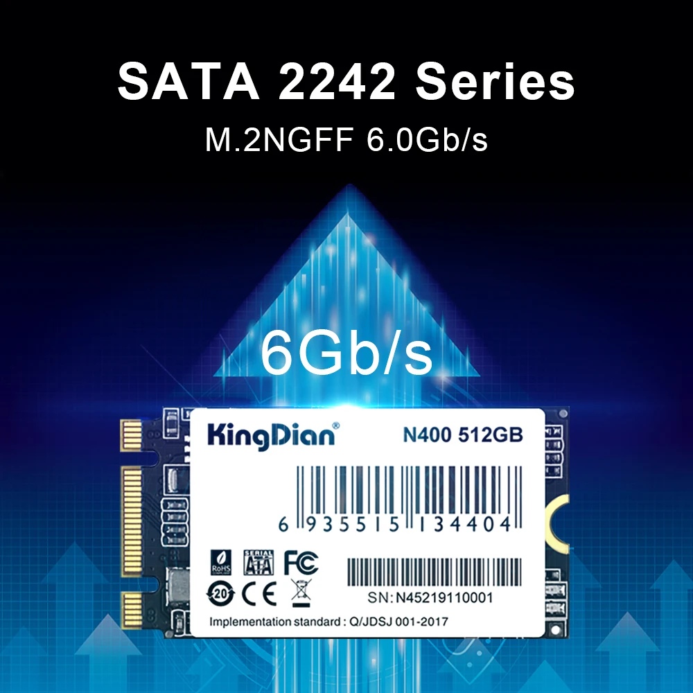 ũž  KingDian ָ Ʈ ̺ HDD ϵ ũ, M.2 NGFF 2242 SSD, 128GB, 256GB, 512GB, 1TB, 2TB