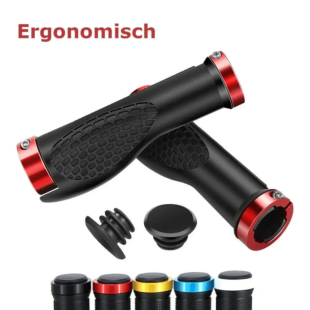 Ergonomic Non Slip Rubber Bicycle Handles for Mountain Bikes
