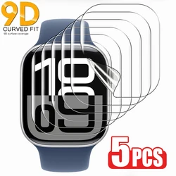 Premium Hydrogel Film Screen Protector for Apple Watch - 5 Pack (Series 456 SE 40mm)