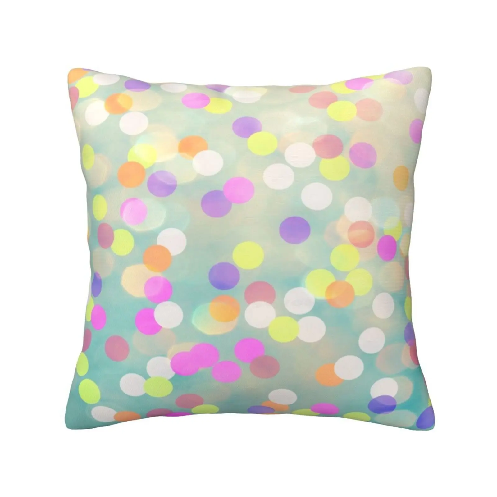 

Это La Fiesta мягкая удобная наволочка с рисунком красочные точки абстрактные яркие цвета Забавный дизайн