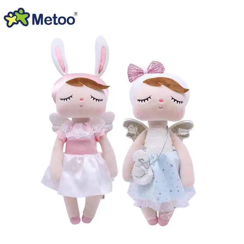 Original 13 Inch Stuffed Angel Dolls Soft Baby Playmate Sleeping Toys Kawaii Plushies Girls Gift Angela Metoo Dolls