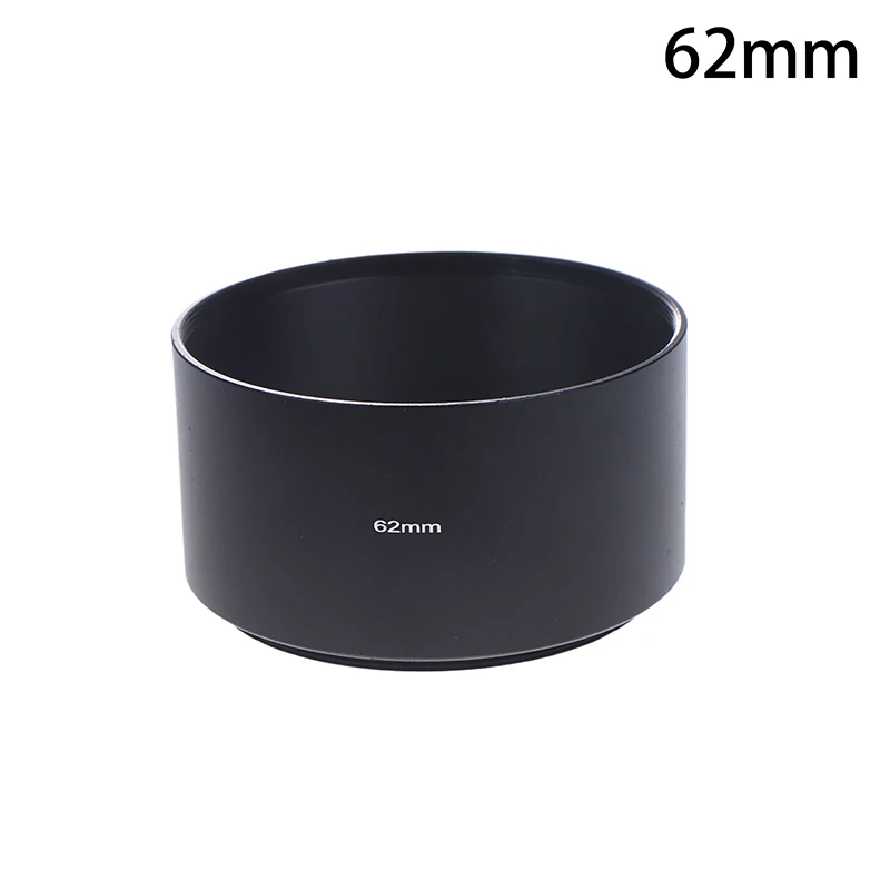 Universal Long Metal Lens Hood for Camera Lenses - Sunshade Accessory