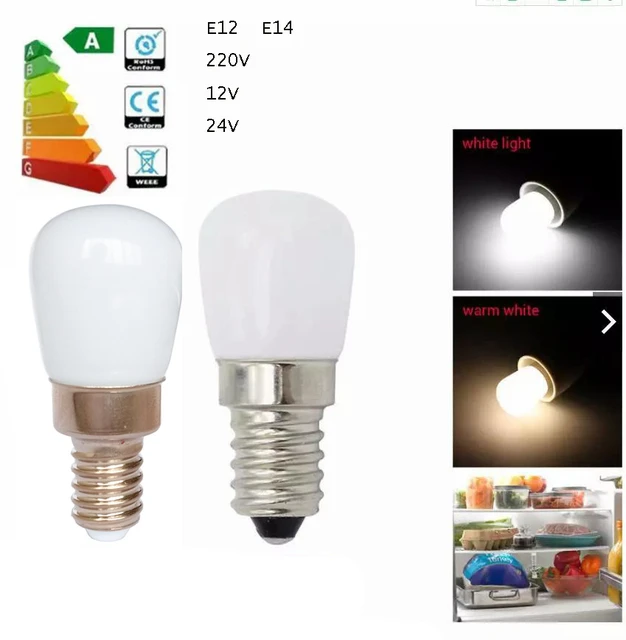 Fridge Light Bulb, E14 Led Fridge Light 2w, Incandescent