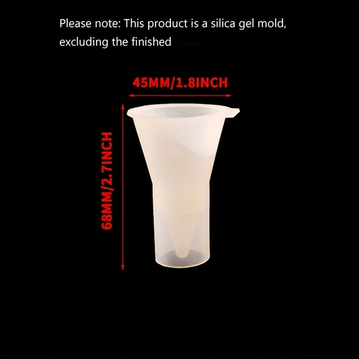 Cone Rings Holder Silicone Mold Jewelry Display Rack Candle Mold Epoxy Resin Mold DIY Handmade Crafts Decoration Casting Tool