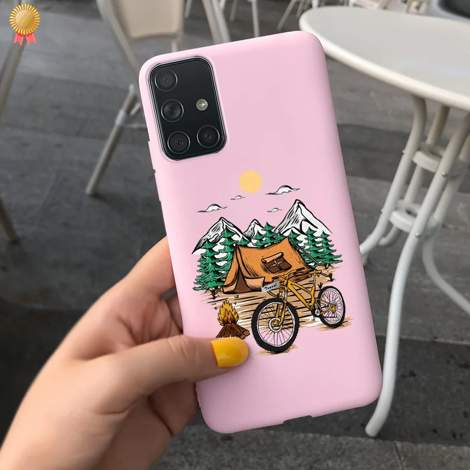 For Samsung M31 M31s M31Prime Case Cute Cartoon Cat Shockproof Silicone Cover For Samsung Galaxy M31 M31s Phone Case Back Cover