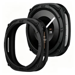 Rugged Protective Hard PC Bumper Case with Bezel Scale for Galaxy Watch 8 40mm (Black)