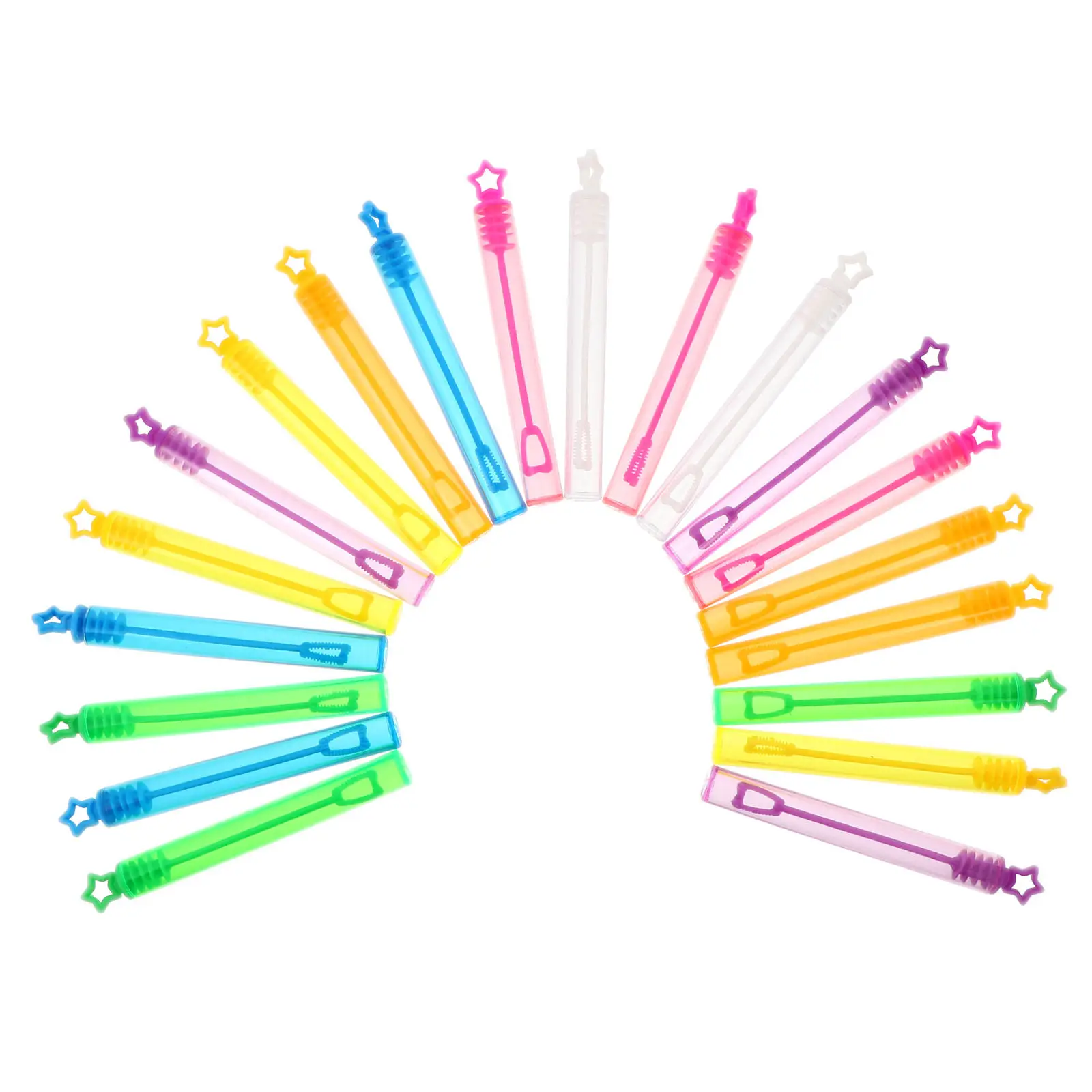 20개 버블 완드 병 세트, 대형 버블 메이커, 랜덤 색상, 어린이 파티, 결혼식, 가족 놀이, 야외 엔터테인먼트에 적합